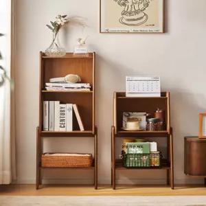 모던 노르딕 스타일 인테리어 거실 틈새 1단 2단 수납장 우드 협탁 서랍장