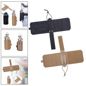 호환 야외 물병 홀더 휴대용 접이식 스포츠 파우치 등산 낚시 배낭여행 하이킹용