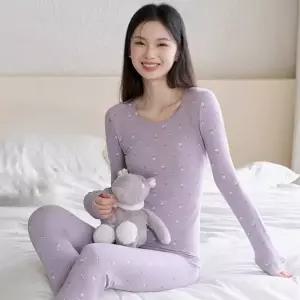 리온 할머니잠옷 엄마 중장년 잠옷 할머니 여성 따뜻한 파자마