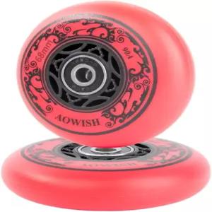 AOWISH 68mm 90a 립스터 휠 미니 립스틱 2륜 캐스터 보드 카빙 웨이브 롤링 러기지2개 세트용 베어링 ABEC9