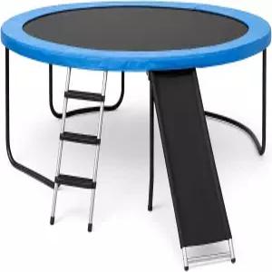 시쿠 트램펄린 슬라이드 및 사다리 세트 12FT-16FT - 스텝 부착 용 계단 액세서리