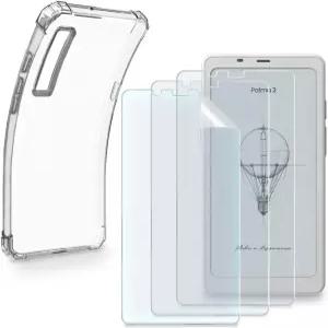 Onyx Boox Palma 2 PET 스크린 보호 필름 고해상도 및 소프트 클리어 TPU 케이스에 호환되는 HUADU 전자책