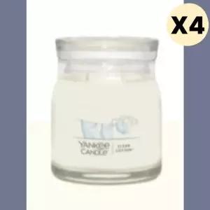 양키캔들 클린코튼 자캔들 M 향초 화장실 거실 X4
