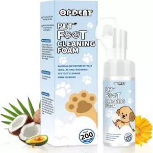 개와 고양이를 위한 발 청소기 - 노린스 발포 애완동물 세탁기 개를 더럽고 진흙투성이 발을 스크러버