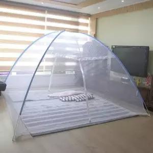 현이몰 원터치 모기장 양문 텐트형 특대형 220x240cm 원터치모기장 모기장텐트 텐트형모기장 침대모기장