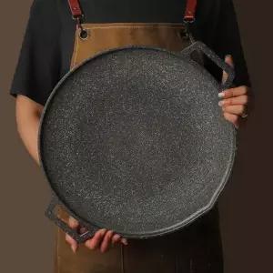 [무료배송] 원형 그리들팬 36cm 인덕션겸용 불판 솥뚜껑 삼겹살