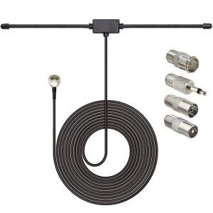 [미국배송] 테크투 FM 라디오 안테나 홈 스테레오 수신기 AV 오디오 비디오 시어터 파이어니어 온쿄 야마하 마란츠 보스 웨이브 음악 시스템(KIT3)에 호환됩니다