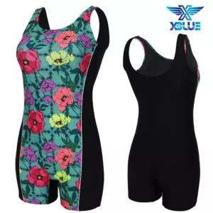 XBLUE 여자 아쿠아로빅 1부 반전신 수영복 N154821