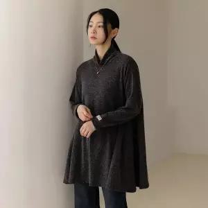 [하프클럽/]린시 패치 플레어 폴라 티