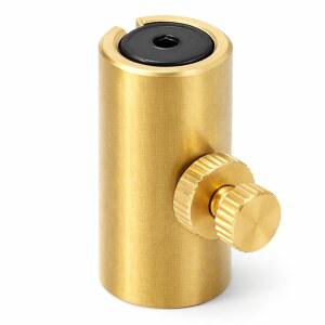 첼로 울프 톤 제거기, 연주 연습용 전문 황동 고무 음소거 튜브 (두툼한 현이 있는 베이스 첼로의 경우 L)