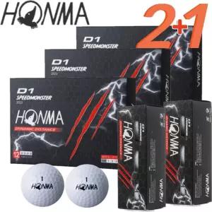 혼마 D1 스피드몬스터 화이트 골프공 12구더즌 3세트 36구