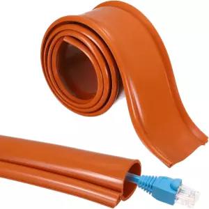 메카닉스티 3.3피트 케이블 관리 슬리브 0.8인치 ID 플렉시블 코드 와이어 하이더 커버 절연 스냅핏 보호기