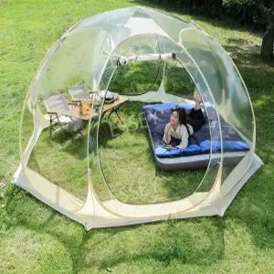 대형 투명 돔텐트 텐트 PVC 쉘터 8각 하늘