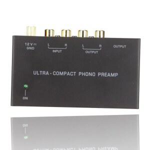 듀얼 게인 프리앰프가 장착된 포노 턴테이블, 저소음 턴테이블