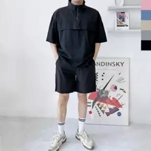 [라일리의류] Rly GAA 남자아노락반팔반바지세트 남자트레이닝 세