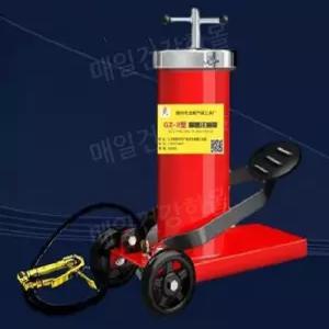 구리스 주입기 공압 펌프  고압 페달 에어 그리스건 호스