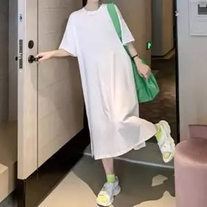 여성원피스 니트원피스 미니원피스 소프트 반팔 (WFKEOU9)