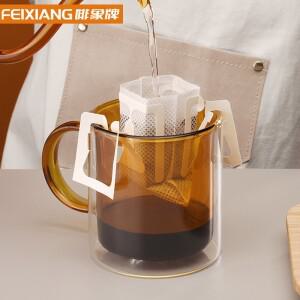 50/100개 커피 필터 백 일회용 드립 휴대용 종이팩 이어 스타일 에스프레소 액세서리 차 도구