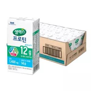 | 셀렉스 | 마시는 프로틴 음료 저당, 190ml, 24개 멸균팩 비타민 미네랄 고단백 팬트리