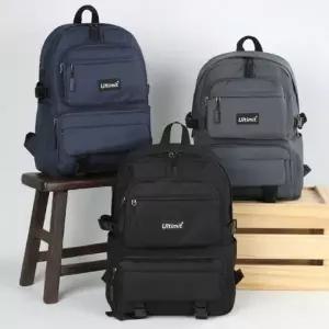 학생 트랜디 백팩 캐주얼 책가방 남자 여자 입학선물 확장형 대학생가방 학원가방 고등학생 스트릿 크로스