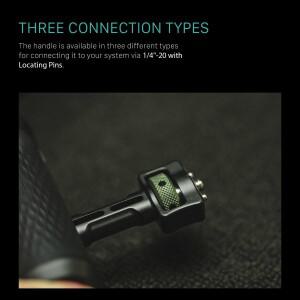 TILTA TA-XSH1-B Xeno 사이드 핸들, 로케이팅 핀, NATO, 듀얼 퀵릴리즈, 카메라 소니, 캐논, 1/4 인치-20