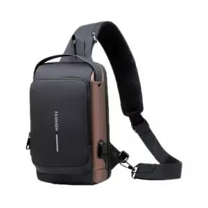 도난방지 암호 가방 바디 잠금 슬링백 usb 크로스백