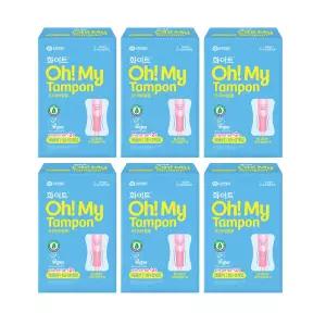 화이트 오마이 탐폰 레귤러6개