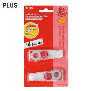 PLUS 펜형 수정테이프 리필 (레드)