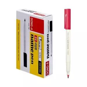 동아 유성 네임펜 적색 타(12개입) (WFKFLPA)