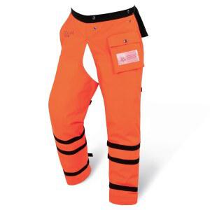 젤라만 전기톱 칩, 포켓이 있는 8겹 보호 앞치마, 조절 가능한 바지, 벌목꾼 숲 노동자 D급