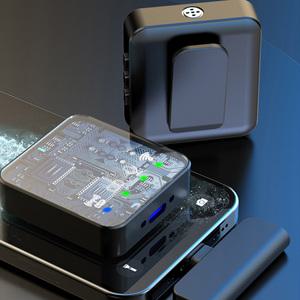 휴대용 오디오 비디오 녹화 미니 마이크 무선 Lavalier iPhone 안드로이드 휴대폰 야외 라이브 방송 K 노래