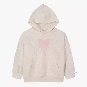 [롯데백화점]로엠걸즈 러블리 소매 리본 후드티 RGMA2614C