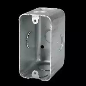 전기 철 매입박스 스위치 1개용 75mm 스틸 경량 배관 부속 설비 소방 통신 방송 공사 자재 현대배관