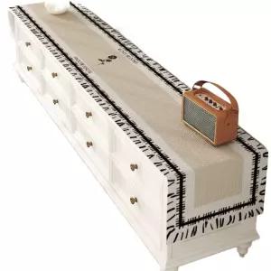 거실장 덮개 티비다이 천 린넨 먼지 가리개 테이블보