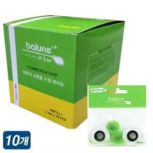 박스 동기바르네 BCT-1158R 수정테이프 리필(10조)1갑