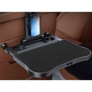 차량용 테이블 접이식 트레이 블랙 조수석 뒷좌석 책상 거치대