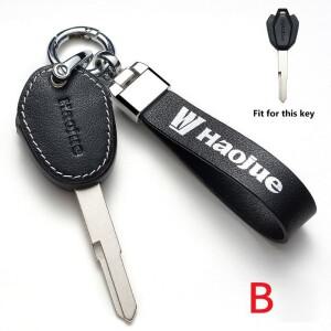 Haojue DR150 TR300 XCR300 USR125 AFR125 키 체인 커버 쉘 Fob 가방 액세서리 용 바이크 오토바이 케이스