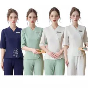 오리엔탈 차이나 무드 V라인 유니폼 의상세트