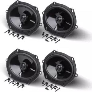 로크포드 포스게이트 - P1572 5x7 펀치 시리즈 2방향 동축 자동차 스피커 두 쌍