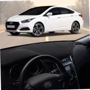 자동차 I40 웨건 살룬 대시보드커버 미끄럼방지 블랙스티치 레드스티치 가죽 차량 난반사 눈부심 대쉬보드