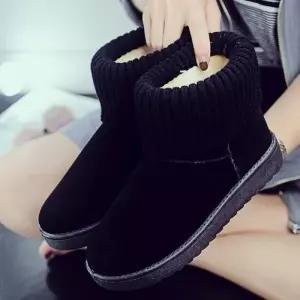 여성 4캐주얼 패션 겨울 털 니트부츠 KNIT17 신발 레인부츠 패딩부츠 남성 구두 패딩 털부츠 부츠 부츠 여