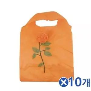 접이식 장미 장바구니 색상랜덤x10개 시장바구니