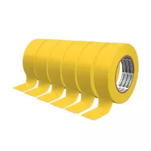 KREFINISH Painters 차량용 페인트 테이프 오토 바디 옐로우 마스킹 내열성 자동차 탈착식 무잔류 벌크