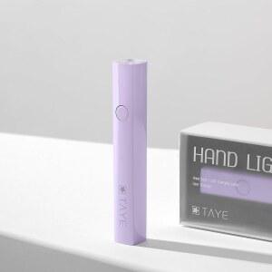 TAYE 미니 젤 네일 UV 라이트 - 휴대용 3W 보라색 LED 램프 및 USB 타입 C가 포함된 경화 폴리쉬 건조기 DIY 홈 살롱용