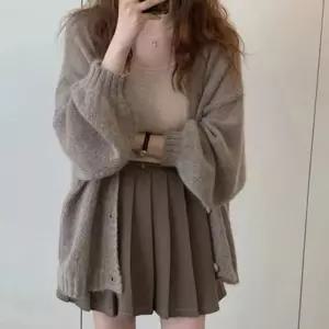 [라일리여성의류] Rly 여자 스타일 여유핏 캐쥬얼부드러운 풀오버 오픈니