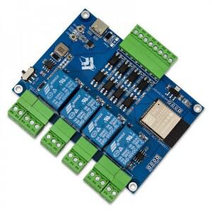 DC7-24V ESP32 Modbus RTU 4 채널 릴레이 모듈 RS485 개발 보드 MODBUS 프로토콜 광 커플러 절연