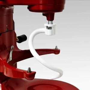 호환 Kitchenaid 5K7DH 5KSM7590 KNS256CDH용 나선형 코팅 알루미늄 반죽 후크 붙지 않는 스탠드 믹서