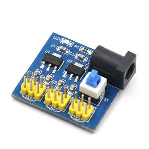 DC-DC 삼중 출력 전원 공급 장치 모듈 12V ~ 3.3V 5V 800mA Arduino ESP32 ESP8266용 고효율 벅 컨버터