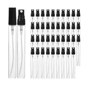 향수용기 블랙 투명 스프레이 공병 10ml 40개 플라스 WEE638B