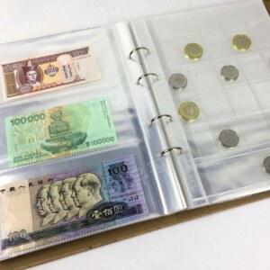 옛날 지폐 화폐앨범 우표 기념 상품 단일상품 수집북 단품 화폐 1. 수납 동전 수집